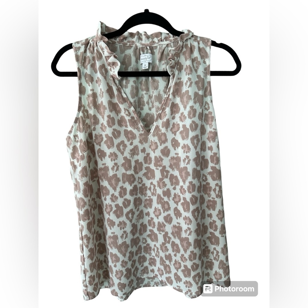 Mudpie Cheeta print top